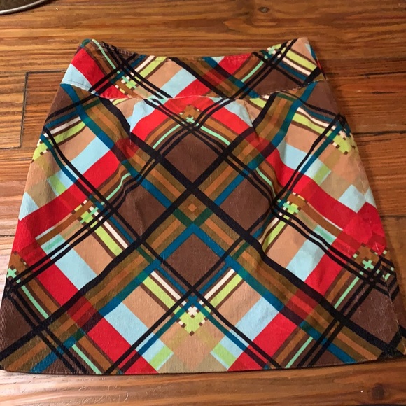 Etcetera plaid corduroy skirt 4 - Picture 5 of 5